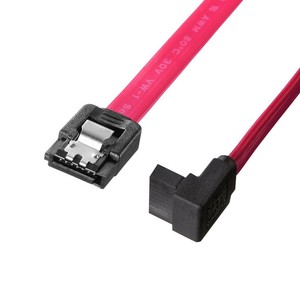 サンワサプライ 上L型シリアルATA3ケーブル 0.7m TK-SATA3-07UL