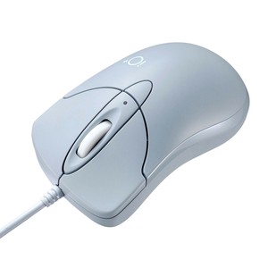 サンワサプライ 静音有線 ブルーLEDマウス 「イオプラス」 MA-IPYBS301BL