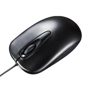 サンワサプライ 有線ブルーLEDマウス (ブラック) MA-BL150BK