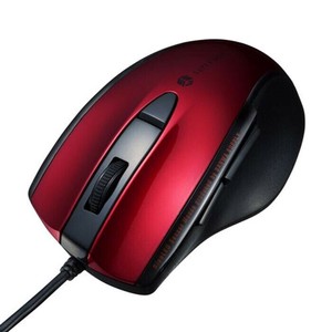 静音有線ブルーLEDマウス(5ボタン) MA-BL168R