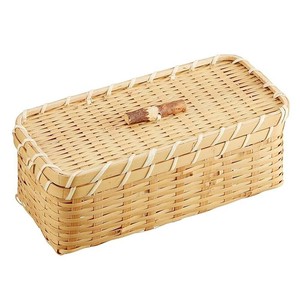 山下工芸(Yamashita kogei) 　白竹角長弁当(小)　32153000