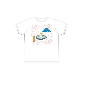 フレンズヒル　TシャツXXL　ハナミシバオンセン　ホワイトUS-241-147