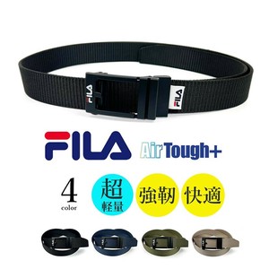 【全4色】FILA フィラ エアタフプラス スマートロック 穴なし ナイロンベルト 軽量（5fm024）