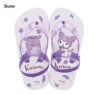 Sandals Flower Skater KUROMI for Kids 17cm