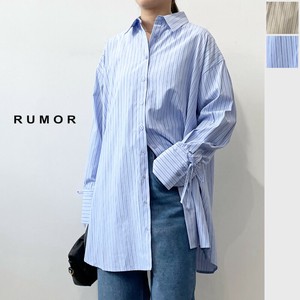Button Shirt/Blouse Tunic Stripe [2025 NEW]