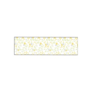 フレンズヒル　テーブルランナー　プリズムフラワー　イエローQS-259-42