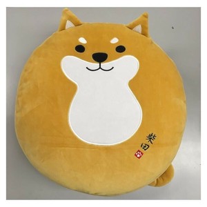 フレンズヒル もちふわラウンドクッション モチモチシバタサン ベージュ CW-724-109