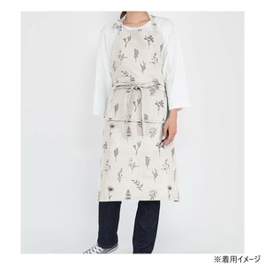 フレンズヒル　ロングエプロン　ギブフラワー　ナチュラルUS-156-23
