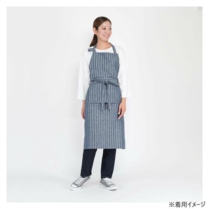 フレンズヒル　ロングエプロン　ポール　ネイビーUS-155-23