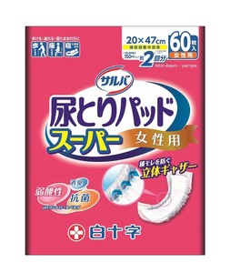 【★在庫処分★】サルバ 尿取りパッド 女性用 60枚 ×1個 279-331310-00
