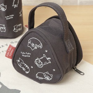 ふくふくにゃんこ ごろにゃん保冷おにぎりポーチ　猫柄/ランチ/おにぎり入れ/保冷
