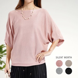 Sweater/Knitwear Dolman Sleeve Knit Pullover Lame [2025 NEW]