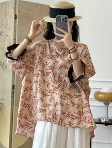 【2025春夏新作】袖配色ルーズブラウス