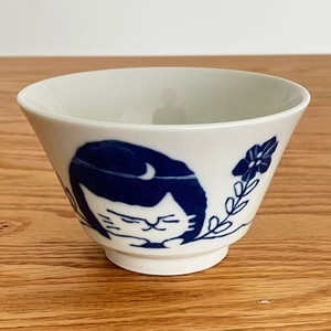 ねこまるけ ユメノナカ クレール型3.6反り丼 [美濃焼 食器 日本製]