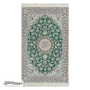 ペルシャ　絨毯　ラグ　手織　イラン　オーガニックウール　ラグサイズM　113×186cm　C257_GR