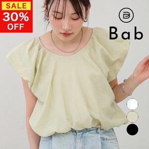 【決算SALE】バルーンタックデザインブラウス◇立体感のタックデザインが目を惹くデザイン