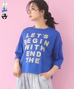 2025年新商品 T 恤/上衣 针织衫 短款 5分袖