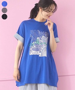 2025年新商品 束腰外衣 蝙蝠袖 A字 印花 竖纹 长衫