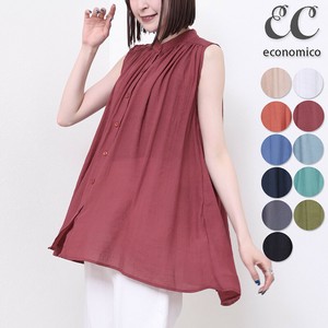 最終入荷　2025SS　楊柳 ノースリーブブラウス　2025新作　Economico