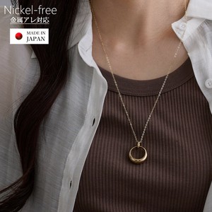 Gold Chain Necklace Ladies fashion Pendant Jewelry Made in Japan