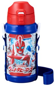 ◆SALE◆ 【ウルトラヒーローズ】ダイレクトステンレスボトル 保冷 水筒 600mL ワンタッチオープン
