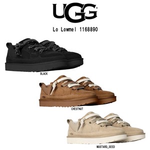 UGG(アグ)スニーカー ロー ローメル シューズ レースアップ ツートン ロゴ 厚底 レディース 1168890