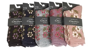 Crew Socks Floral Pattern Socks