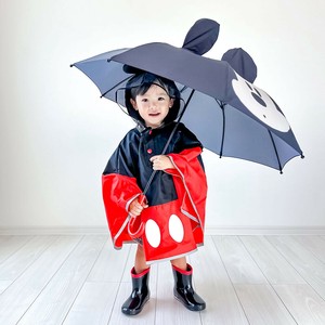 【スケーター】 耳付き子供傘 45cm 【ミッキーマウス】
