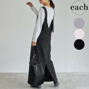 【each 新作】通年定番 前後2wayジャンスカ　サロペ　コンビネゾン　ワンピース　each東京