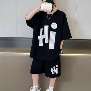 Tシャツ ショートパンツ 2点セット 半袖 無地 ゆったり 快適 男の子 ファッション MBQ1430