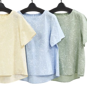 Button Shirt/Blouse Ripple Made in Japan