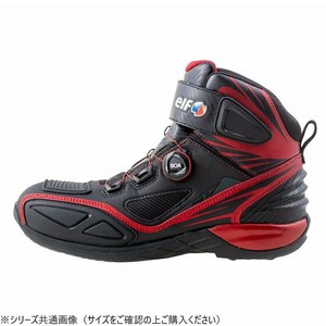 elf エルフ モーターサイクルシューズ S17 レッド 25.0cm ELS1710250