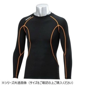 NANKAI テクノライダーHOTBRUSHED BACK ストレッチシャツ SDW-6106 XL ブラック/オレンジ