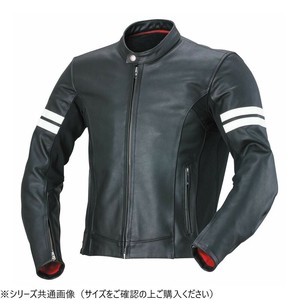 NANKAI レザージャケット RDJ-35 XLB ブラック/ホワイトライン