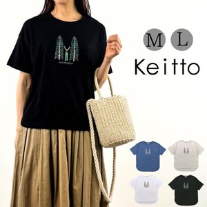 T-shirt Crew Neck Cut-and-sew