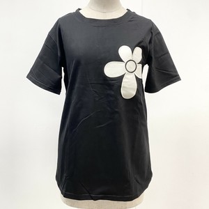 【現品50％オフ】TS114s フラワーモチーフTシャツ 刺繍 カジュアル 夏 半袖