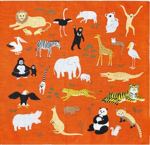 ハンカチ　マツモトヨーコ　動物園