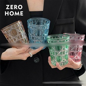 菱格 宝石カップ 洗練された ウイスキーグラス