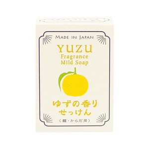 【9月初旬発売/先行受注】トラッドマイルドソープ　ゆずの香り【顔・からだ用/ギフト/敏感肌】