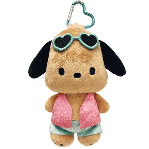 8月下旬入荷　日焼けぬいぐるみマスコットポーチ　ポチャッコ