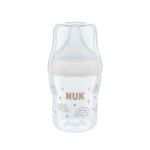 ヌーク パーフェクトマッチほ乳びん(プラスチック製)/150ml/レインボー/適温目盛り付き