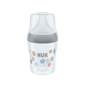 ヌーク パーフェクトマッチほ乳びん(プラスチック製)/150ml/コットン/適温目盛り付き