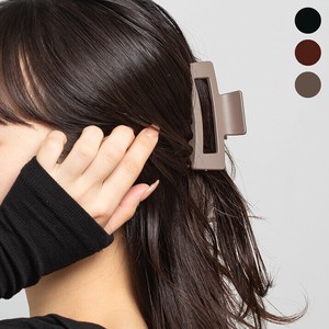 ヘアクリップ《スクエア型バンスクリップ 全3色》