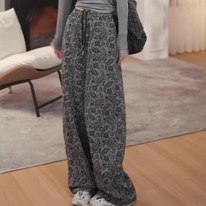 ワイドパンツ 花柄 ゆったり 快適 レディース ファッション MBQ1468