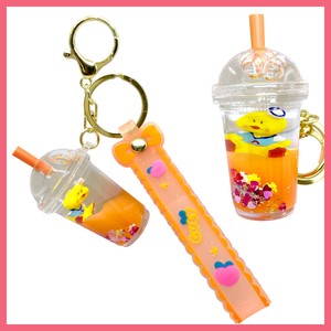 アニマル ぷかぷか ドリンク キーホルダー液体入り リキッド ゆらゆら かわいい