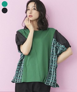 2025年新商品 T 恤/上衣 针织衫 切换 蝙蝠袖