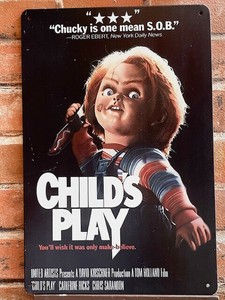 ティン 看板 A4 ブリキ ガレージ 映画 洋画 インテリア ディスプレイ アメリカン雑貨