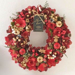 【クリスマス】ナチュラルリース ベーシックレッド ルージュクリスマス