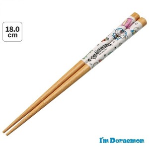 【スケーター】 四角先丸箸 18cm  【I'm Doraemon ひみつ道具】