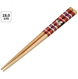【スケーター】 四角先丸箸 18cm 【ミッキーマウス】